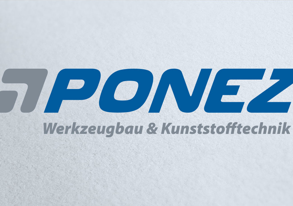 Logoentwicklung PONEZ Werkzeugbau & Kunststzofftechnik