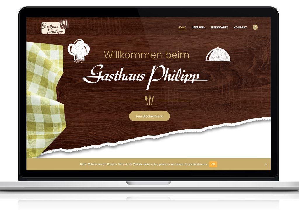 Portfoilo Webseite Gasthaus Philipp
